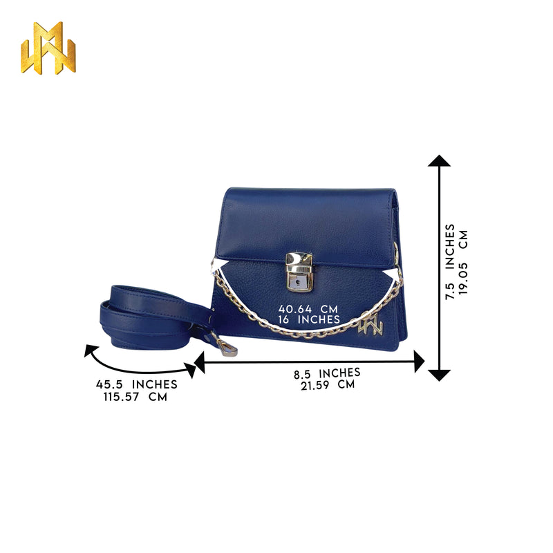 Azure Original leather bag