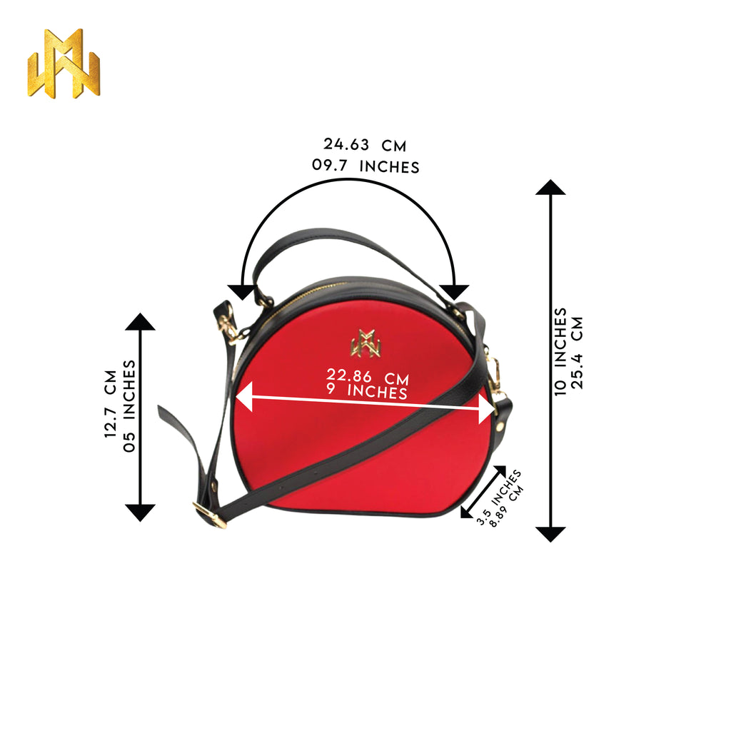WM Ruby Radiance Linda D Bag  Leather Bag
