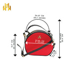 WM Ruby Radiance Linda D Bag  Leather Bag