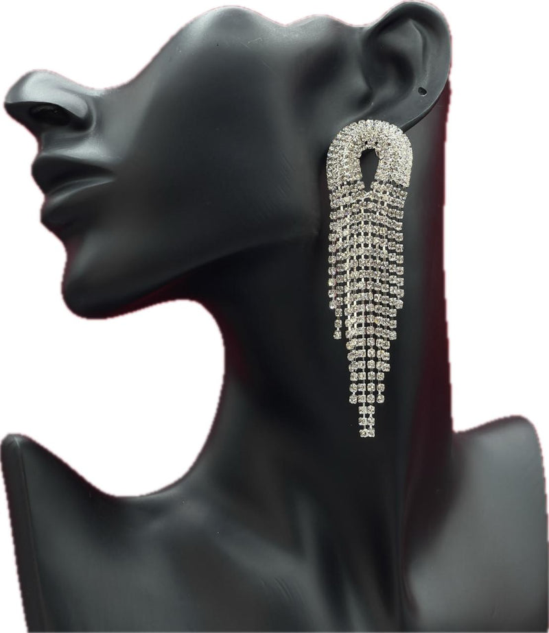 Sparking drop Rhinestone Earrings
