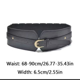 Corset Wide adjustable foux PU Leather Belt
