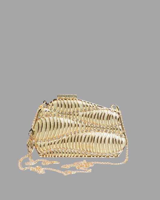 Wave Luxe Crystal Clutch
