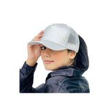 Glitter Ponytail Baseball Cap With Women Snapback Summer Mesh Hat