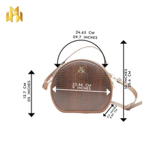 WM  Cocoa Charm Linda D Bag  (Leather Bag)