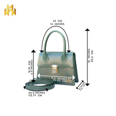 WM Forest Fantasy Baguette Leather Bag