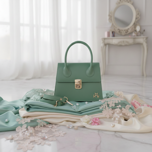 WM Forest Fantasy Baguette Leather Bag