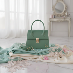 WM Forest Fantasy Baguette Leather Bag