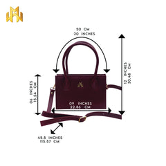 Majestic Merlot Innovative Original Leather Bag