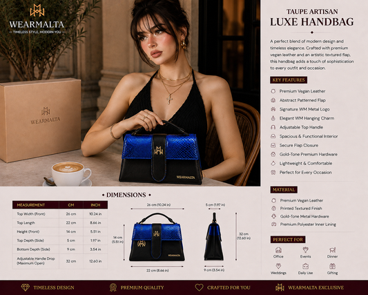 WearMalta Velora – Royal Sapphire Edition