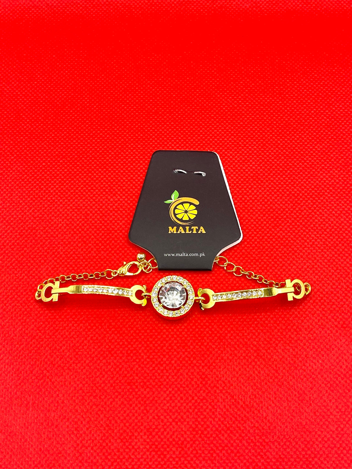 Golden Bracelete with Stone