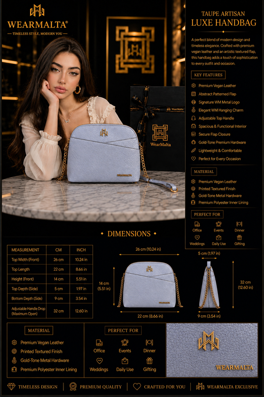 WearMalta Azure Mist NOIR Crossbody