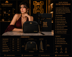 WearMalta Noir Luxe NOIR Crossbody – Midnight Black