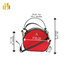 WM Ruby Radiance Linda D Bag  Leather Bag