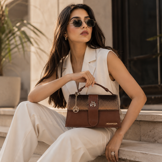 WM Velora-Taupe Artisan Luxe Handbag