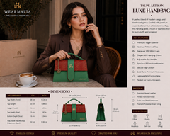 WM  Crimson jade Velora Bag
