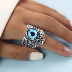 S925 Silver Eagle Ring