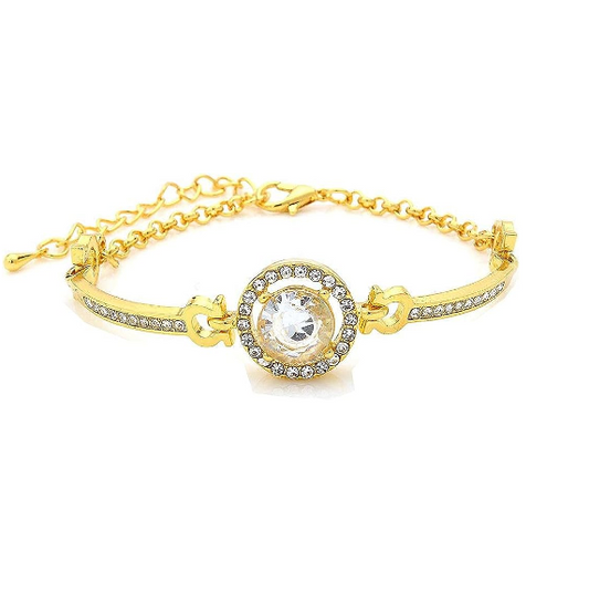 Golden Bracelete with Stone
