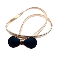 Black Bow Metal Belt