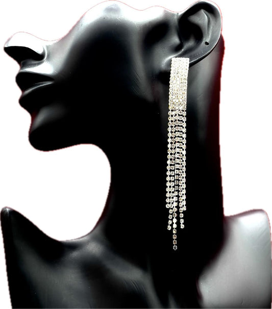 Million Dollar Shine Rhinestone Earrings