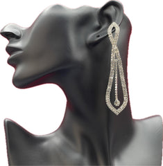 Hanging Rhinestone Earrings