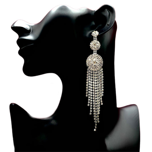 Palace Worthy Crystal Drop Rhinestone Earring