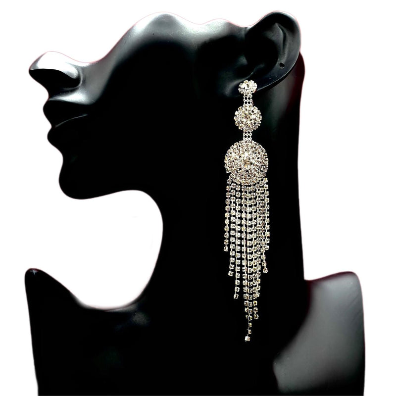 Palace Worthy Crystal Drop Rhinestone Earring