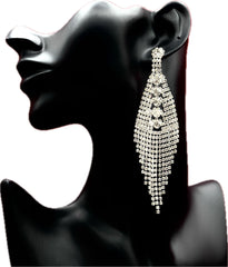 Prom Queen Rhinestone Earrings