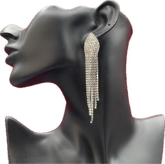 Crystal Clear Diamond look Rhinestone Earrings