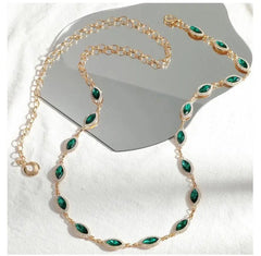 Rhinestones Decorated Chain Belts for Women