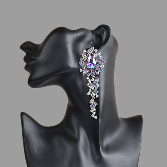 Rainbow Crystal Earring