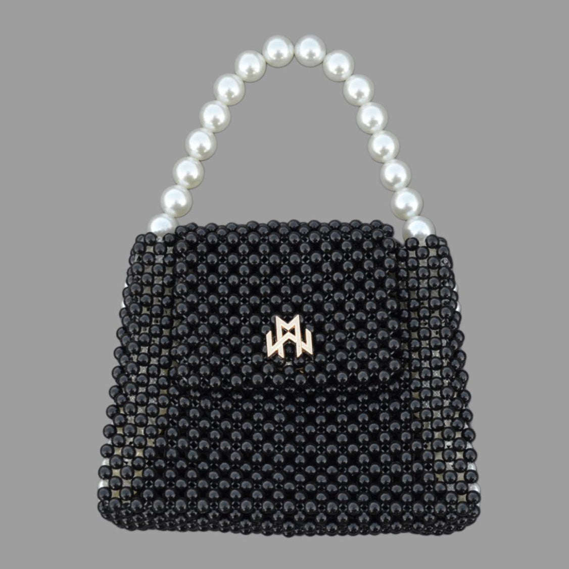 Black beads Pearl Chic bag