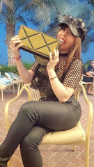 WM Charm Quilted Box Leather Bag