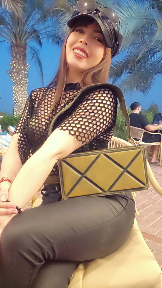 WM Charm Quilted Box Leather Bag