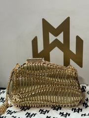 Wave Luxe Crystal Clutch