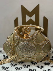 Wave Luxe Crystal Clutch