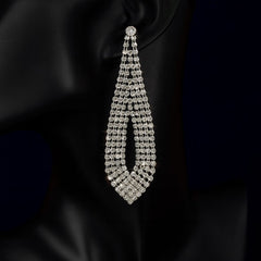 Bling Bling Party Drops Rhinestone Earrings