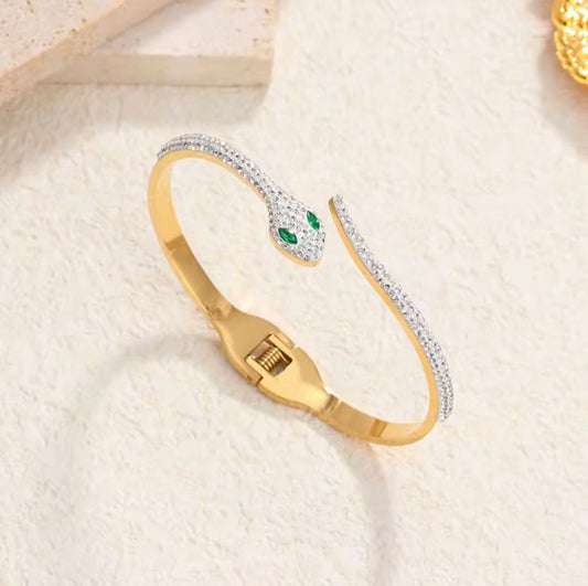 Snake Stone Bracelet