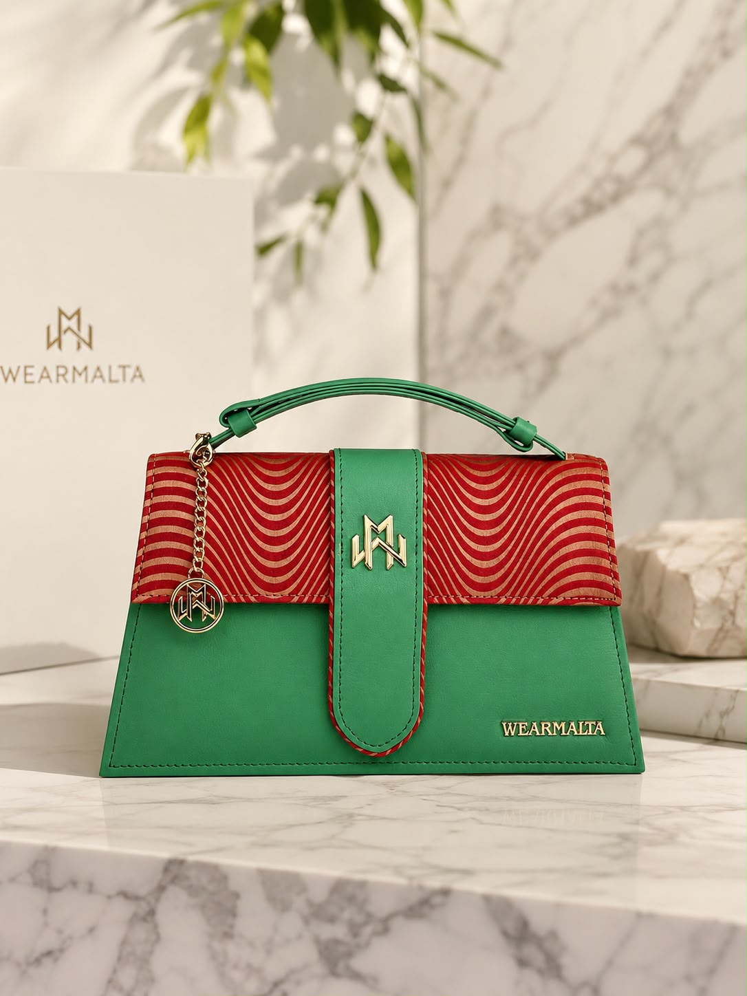 WM  Crimson jade Velora Bag