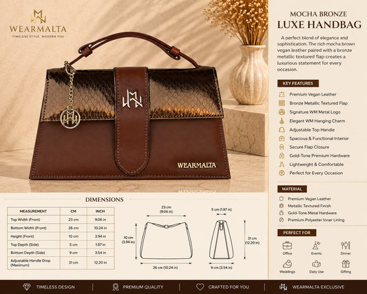 WM Velora-Taupe Artisan Luxe Handbag