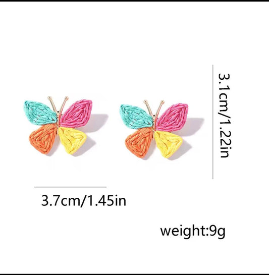 Butterfly Wings Dangle Earrings