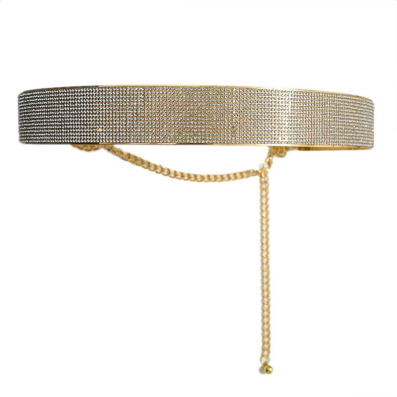 Rhinestone Decor Belt