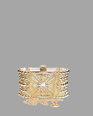 Diamond Elegance Crystal Clutch