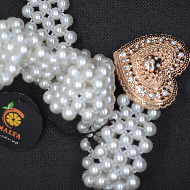 Heart Style Pearl Belt