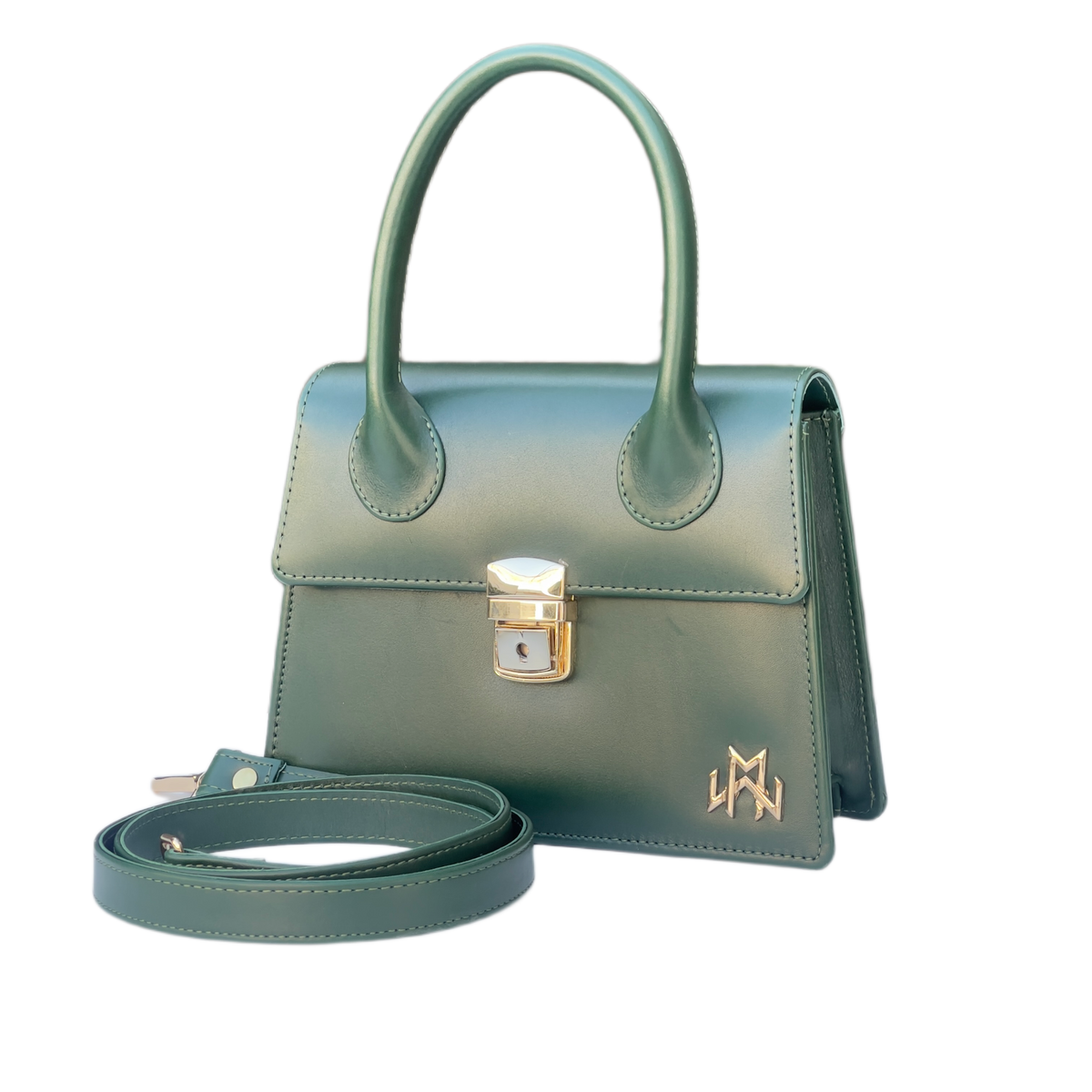 WM Forest Fantasy Baguette Leather Bag