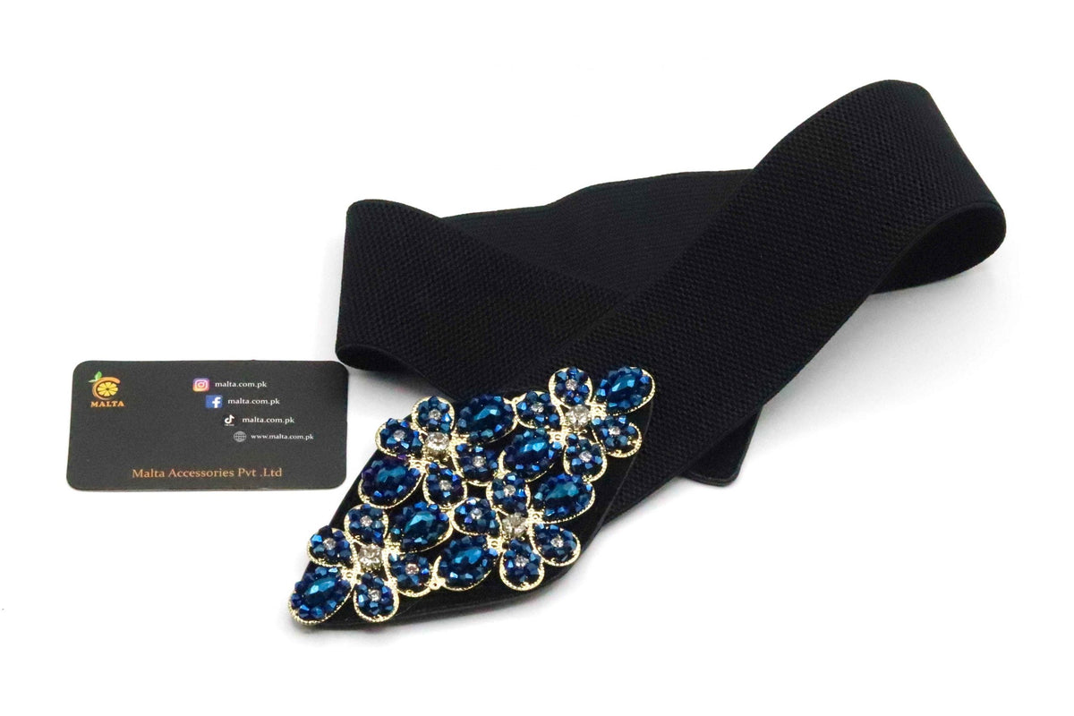 لؤلؤة زرقاء واسعة قابلة للتمدد