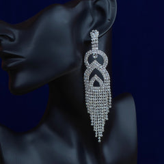 Glamorous Shimmer Rhinestone earrings