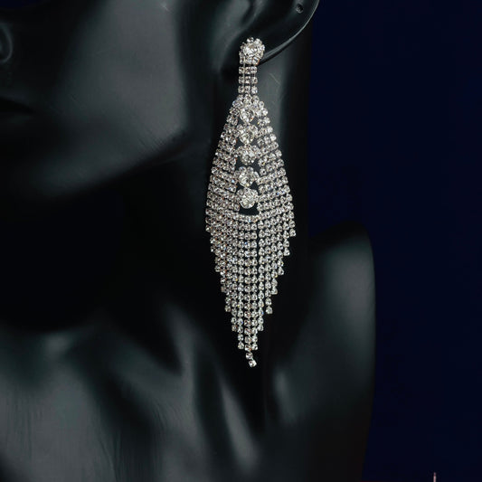 Prom Queen Rhinestone Earrings