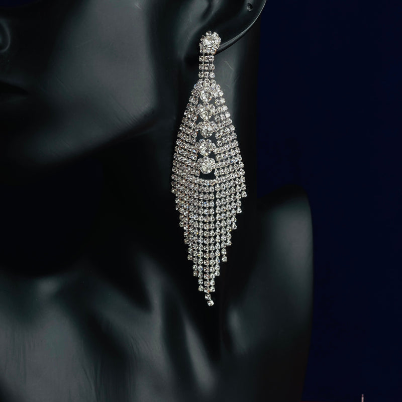 Prom Queen Rhinestone Earrings