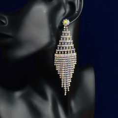 Holographic Candy Rhinestone Earrings