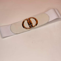 حزام جلدي عريض مرن